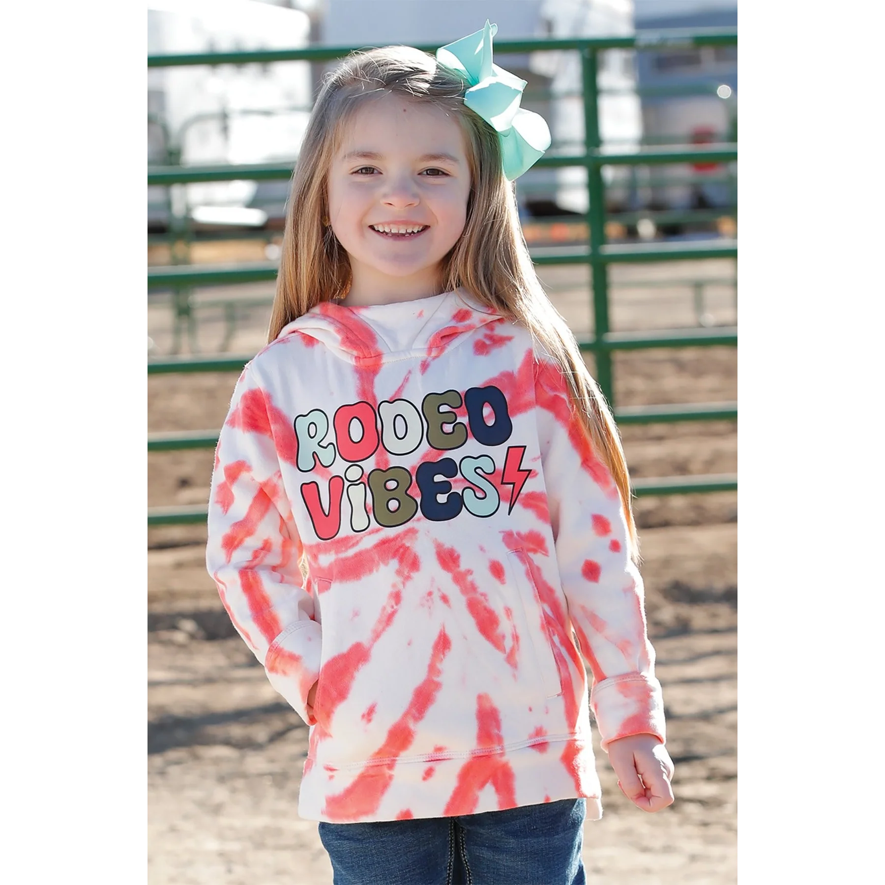 Cruel Girl Girl's Rodeo Vibes Pullover Hoodie - Pink
