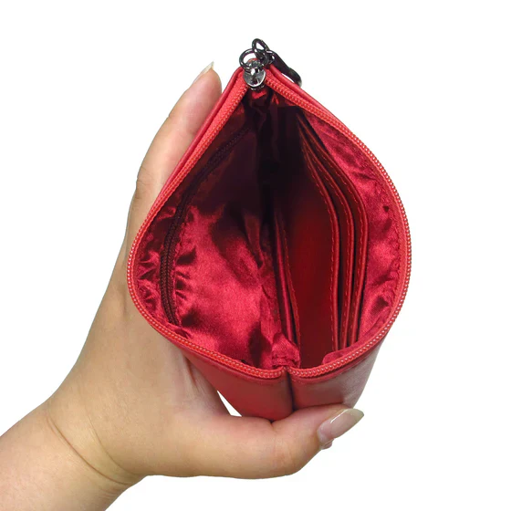 Curtis Wilson Standing Together Coin Purse- Red - Image 2