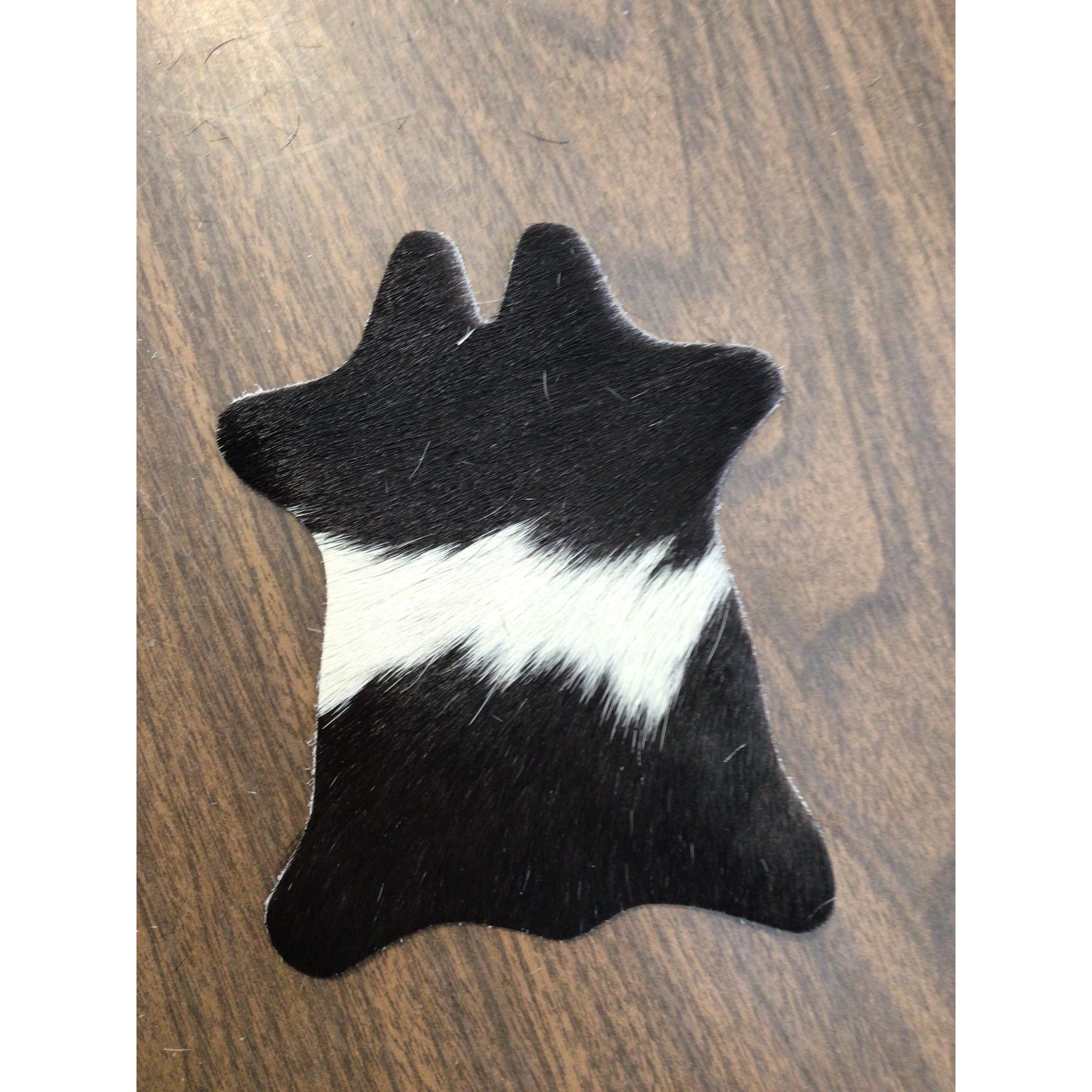 D2W Trading Cowhide Shape Coasters