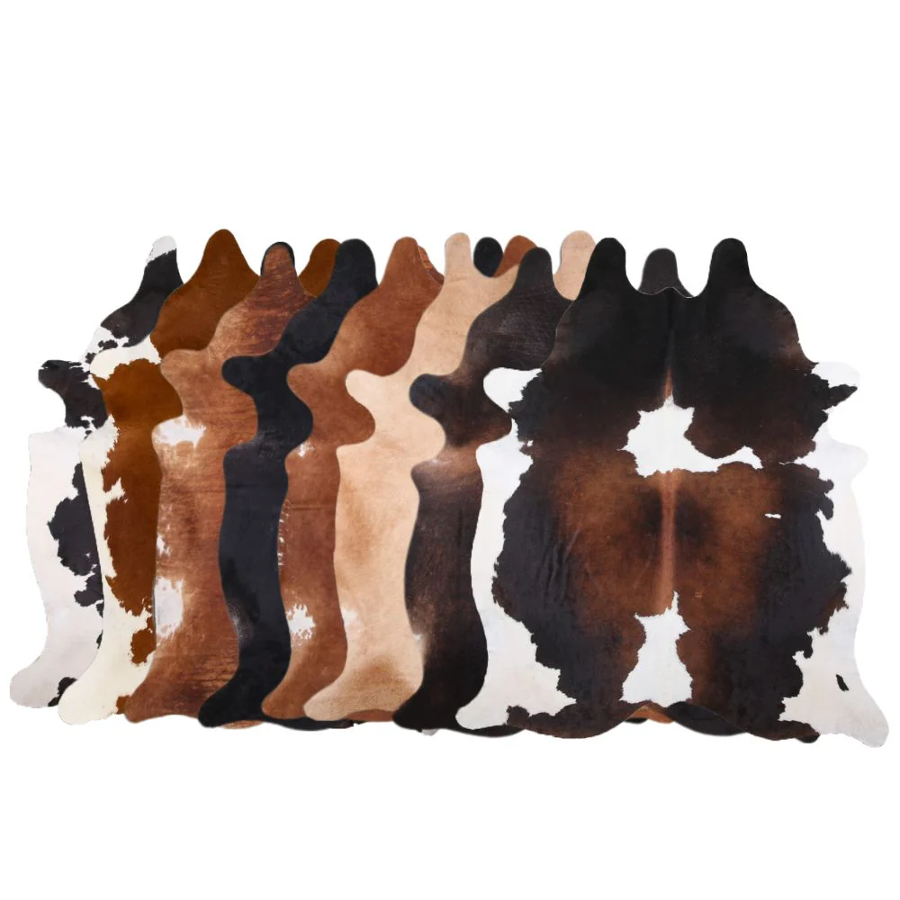 D2W Trading  Large Cowhide Assorted Colors
