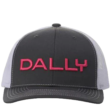 Dally Up Caps Embroidered Text Dally - Multiple Colors