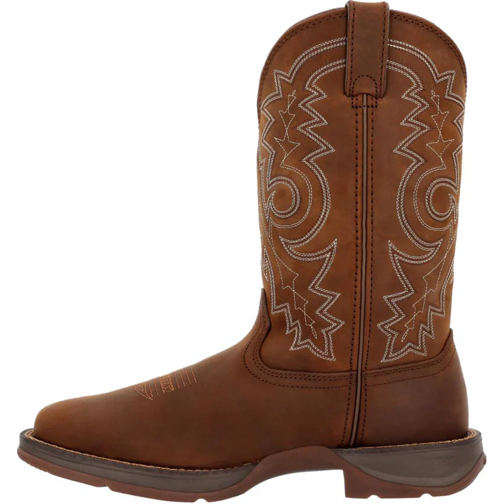 Durango Men's Rebel Pull-On Western Boot - Brown - Image 3