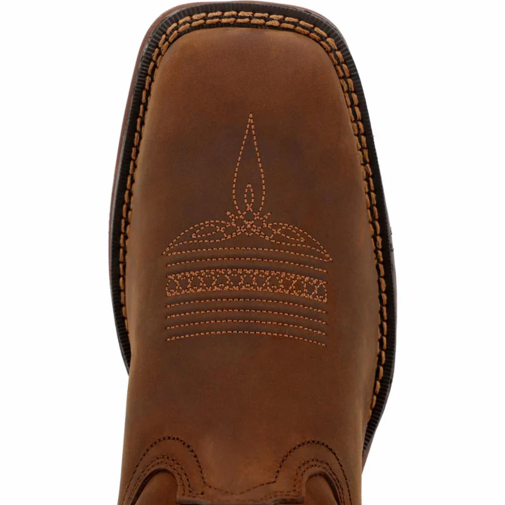 Durango Men's Rebel Pull-On Western Boot - Brown - Image 4