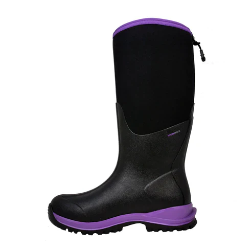 Dryshod Women's Legend MXT High Boots - Black/Purple - Image 3