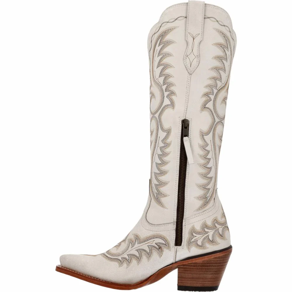Durango Women's Crush 16" Western Fashion Boot-Ivory - Image 4