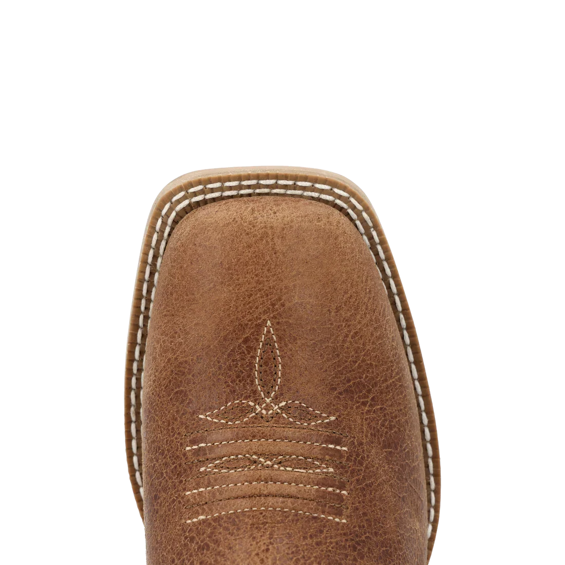 Durango Kids Shyloh 8" Square Toe Western Boot - Honey Tan/Metallic Peach - Image 4