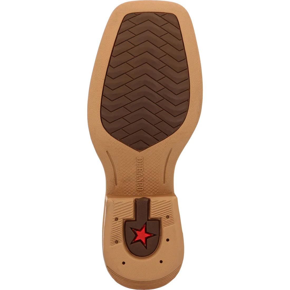 Durango Kids Shyloh 8" Square Toe Western Boot - Honey Tan/Metallic Peach - Image 5