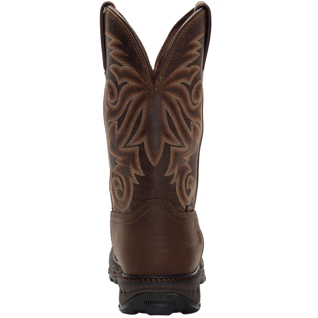 Durango Men's Maverick XP CSA 11" Waterproof Steel Toe Western Boot - Chocolate - Image 4