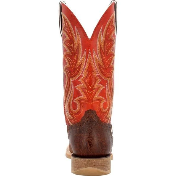 Durango Men's Rebel Pro Cutter Toe Western Boots - Cognac Crunch/Rusty Red - Image 2