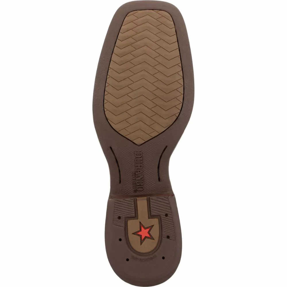 Durango Men's Shyloh 11" Western Boot - Mahogany/Dynamite Red - Image 3
