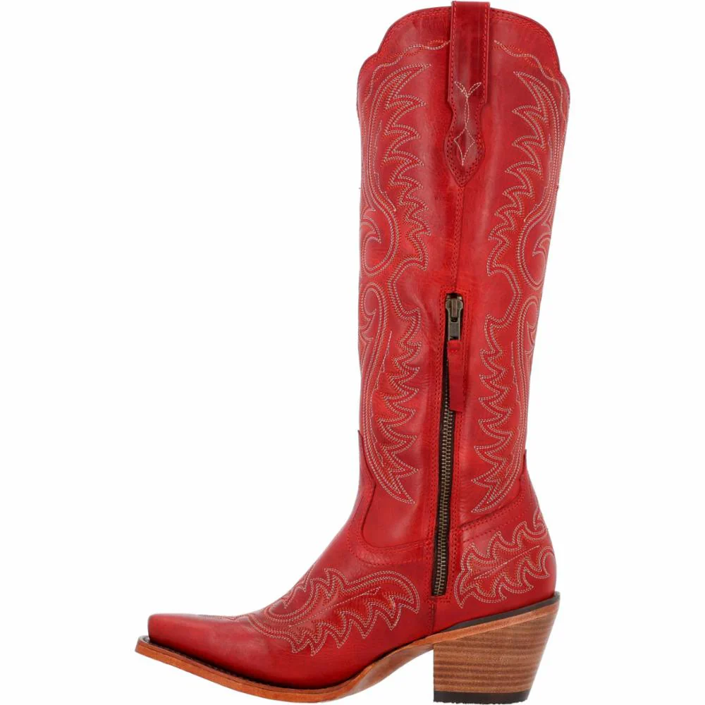 Durango Women's Crush 16" Western Fashion Boot - Crimson Red - Image 3