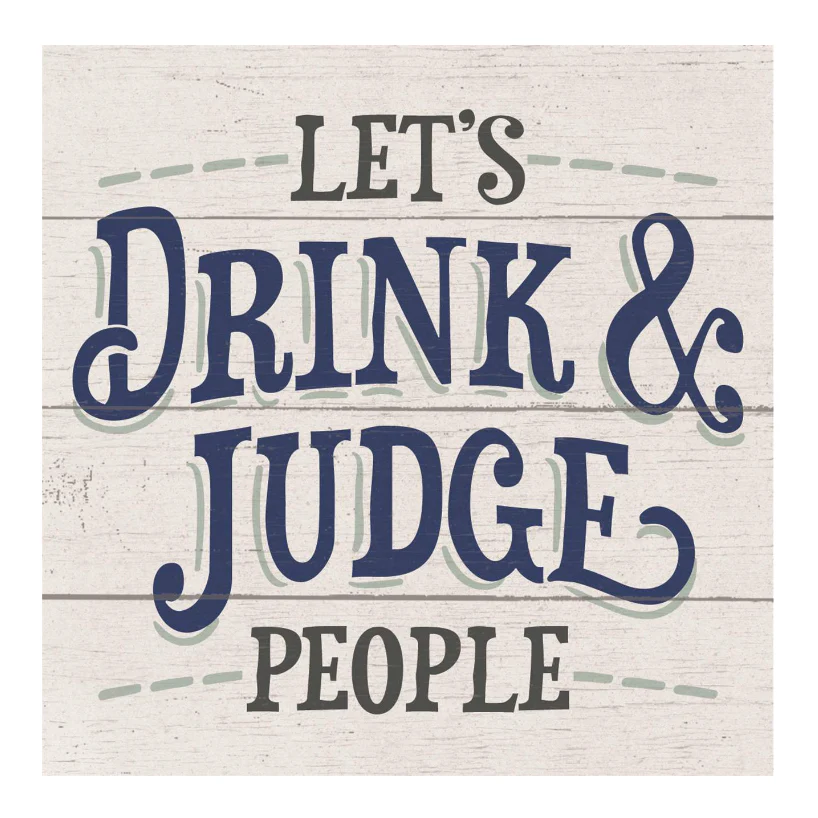 Edenborough 4" Square Coaster - Drinks Mixed