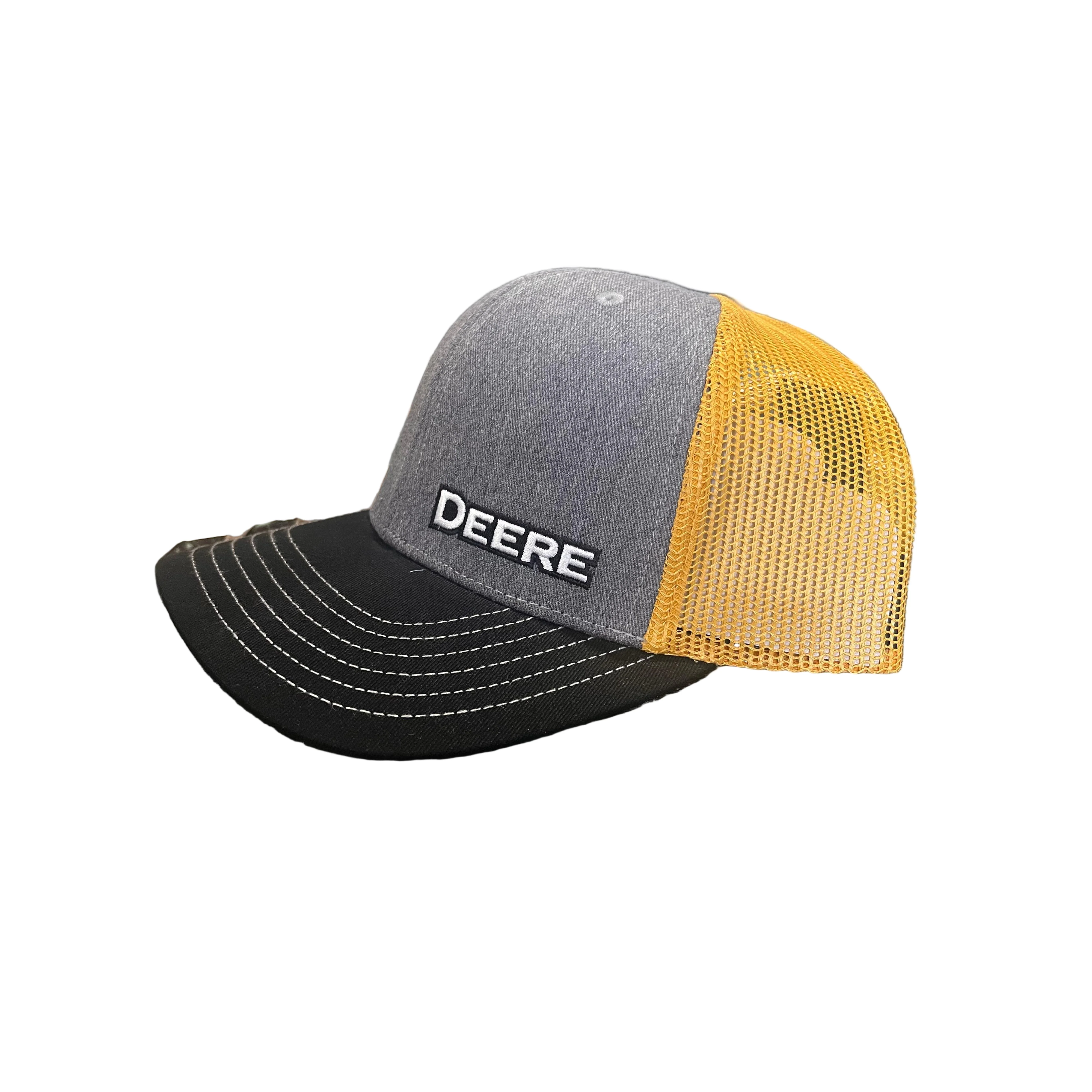 John Deere Trademark Cap - Heather Grey/Orange