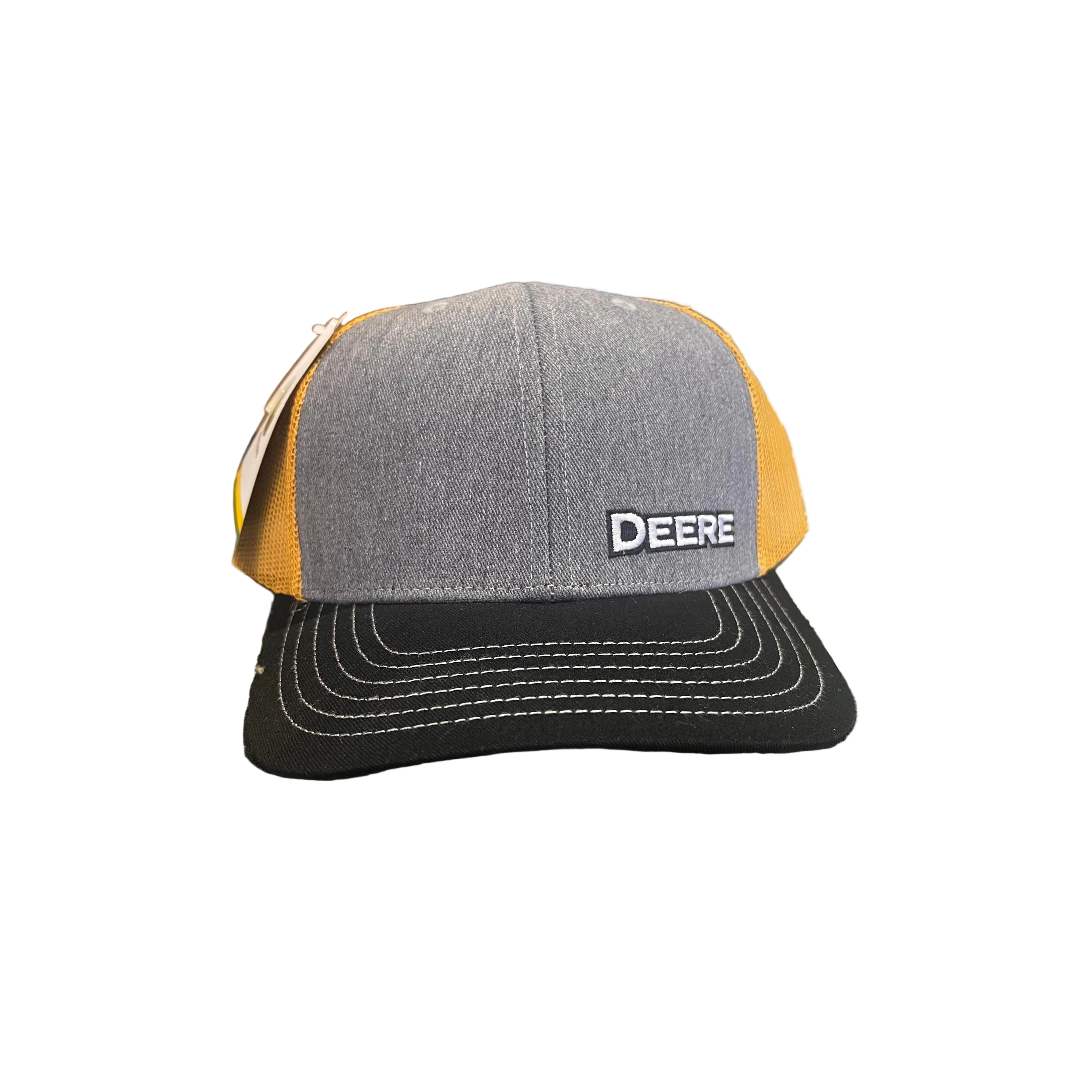 John Deere Trademark Cap - Heather Grey/Orange - Image 2