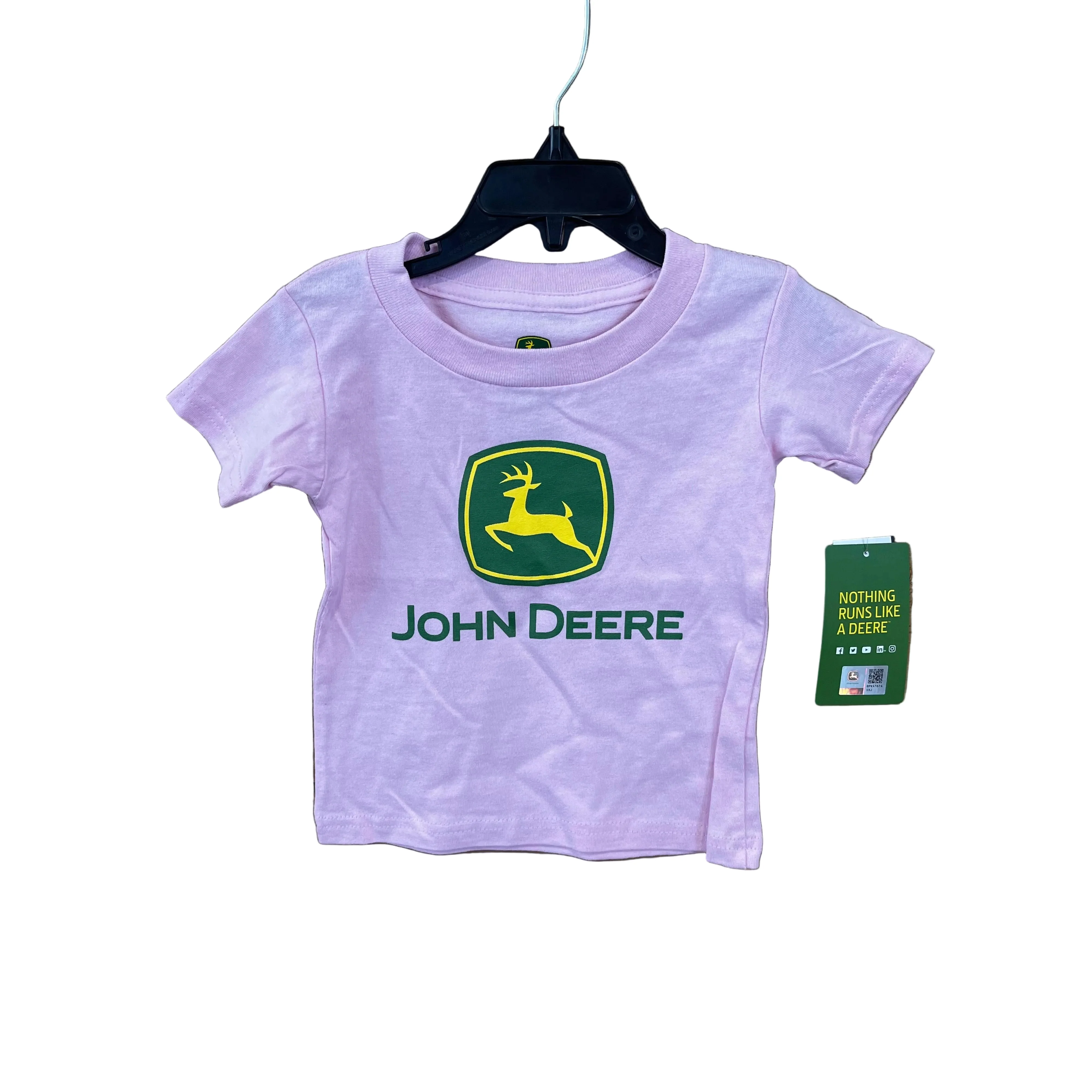 John Deere Toddler Tee Shirt - Pink