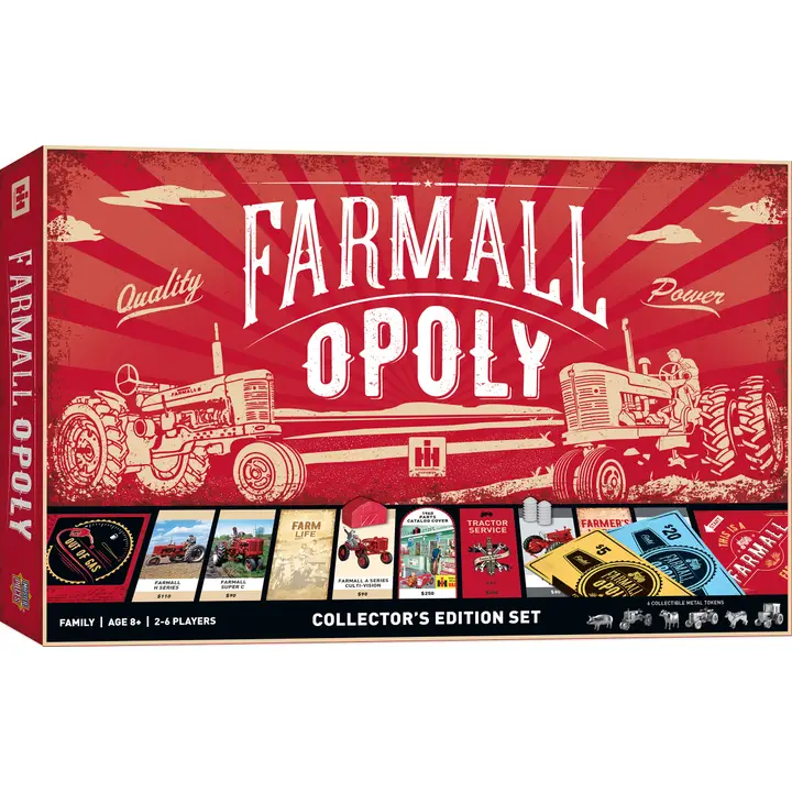 Farmall Opoly Tractor Themed Board Game