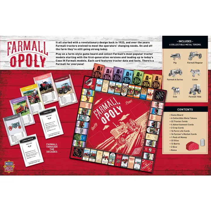 Farmall Opoly Tractor Themed Board Game - Image 3