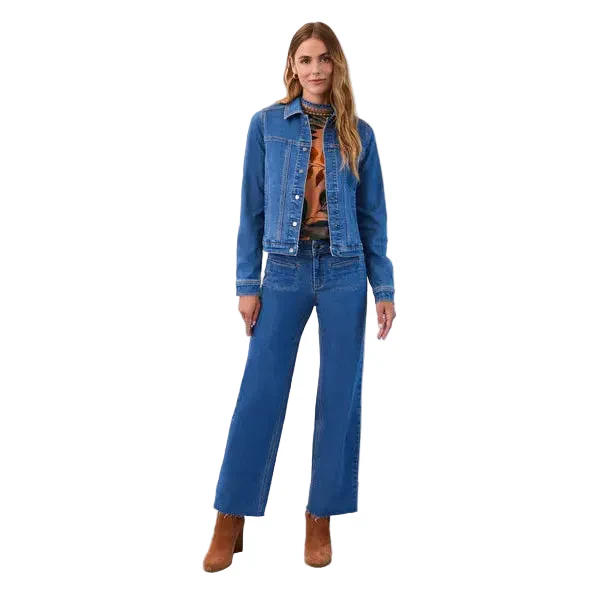 FDJ Women's Basic Denim Jacket - Medium Wash