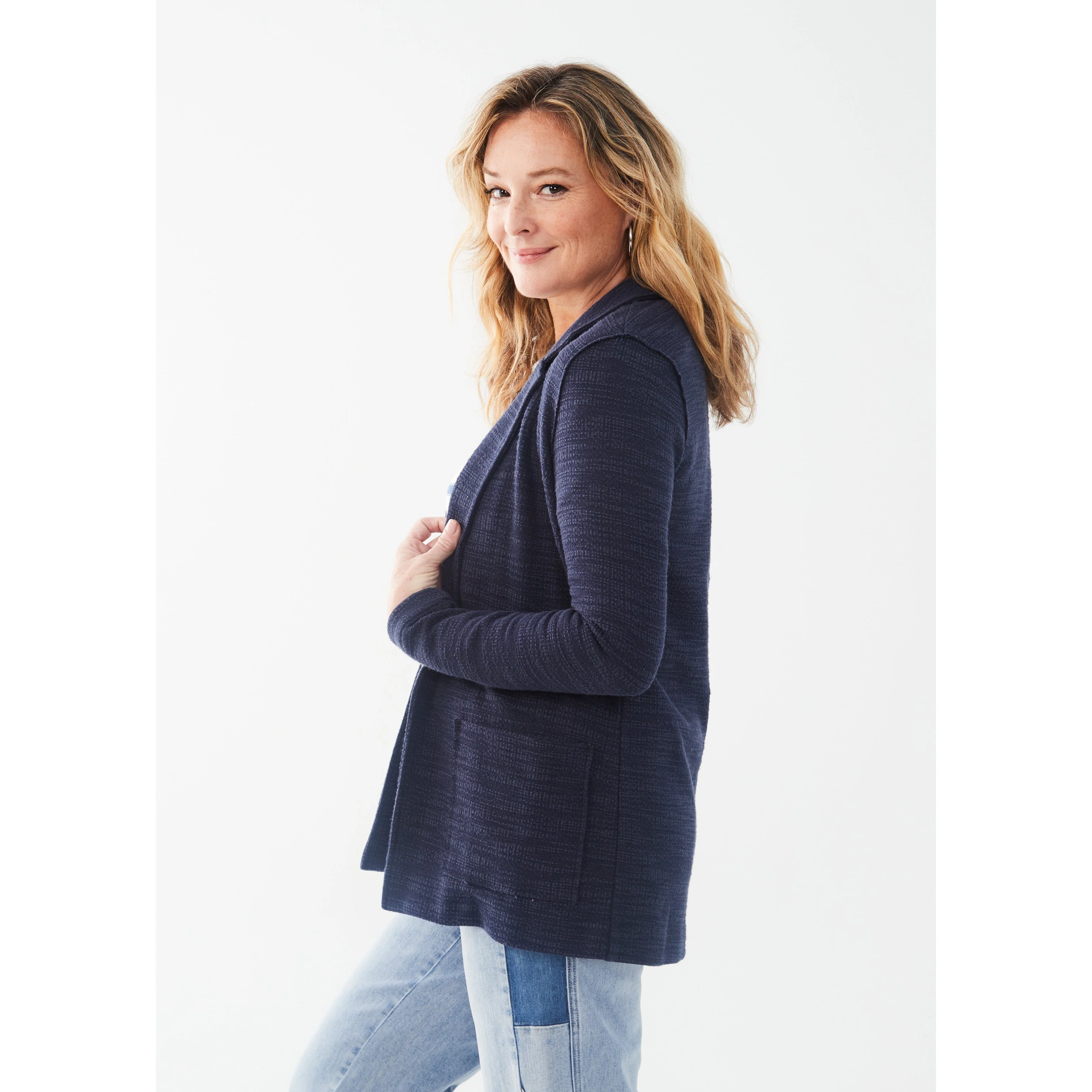 FDJ Women's Knit Blazer - Assorted Colours - Image 3