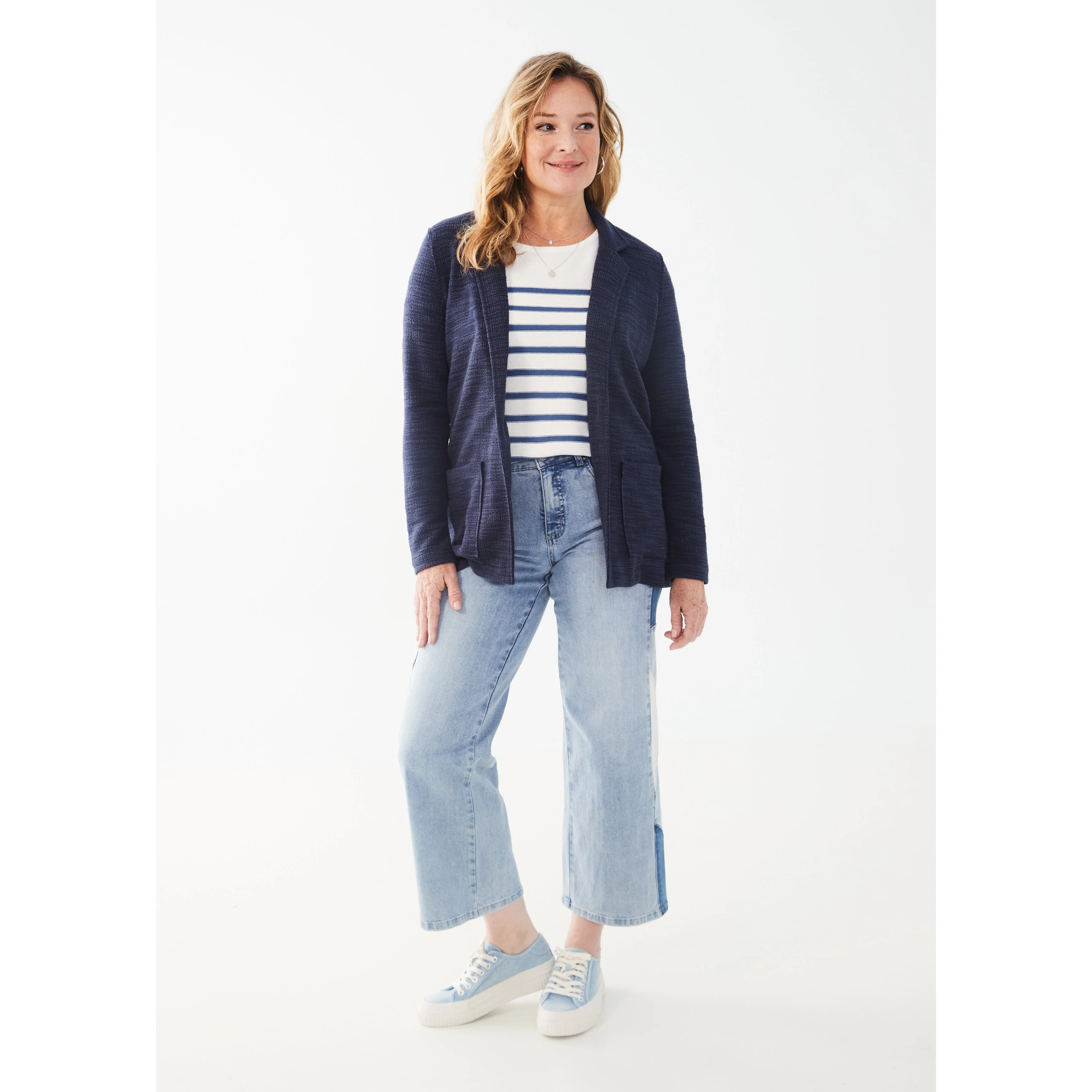 FDJ Women's Knit Blazer - Assorted Colours - Image 4