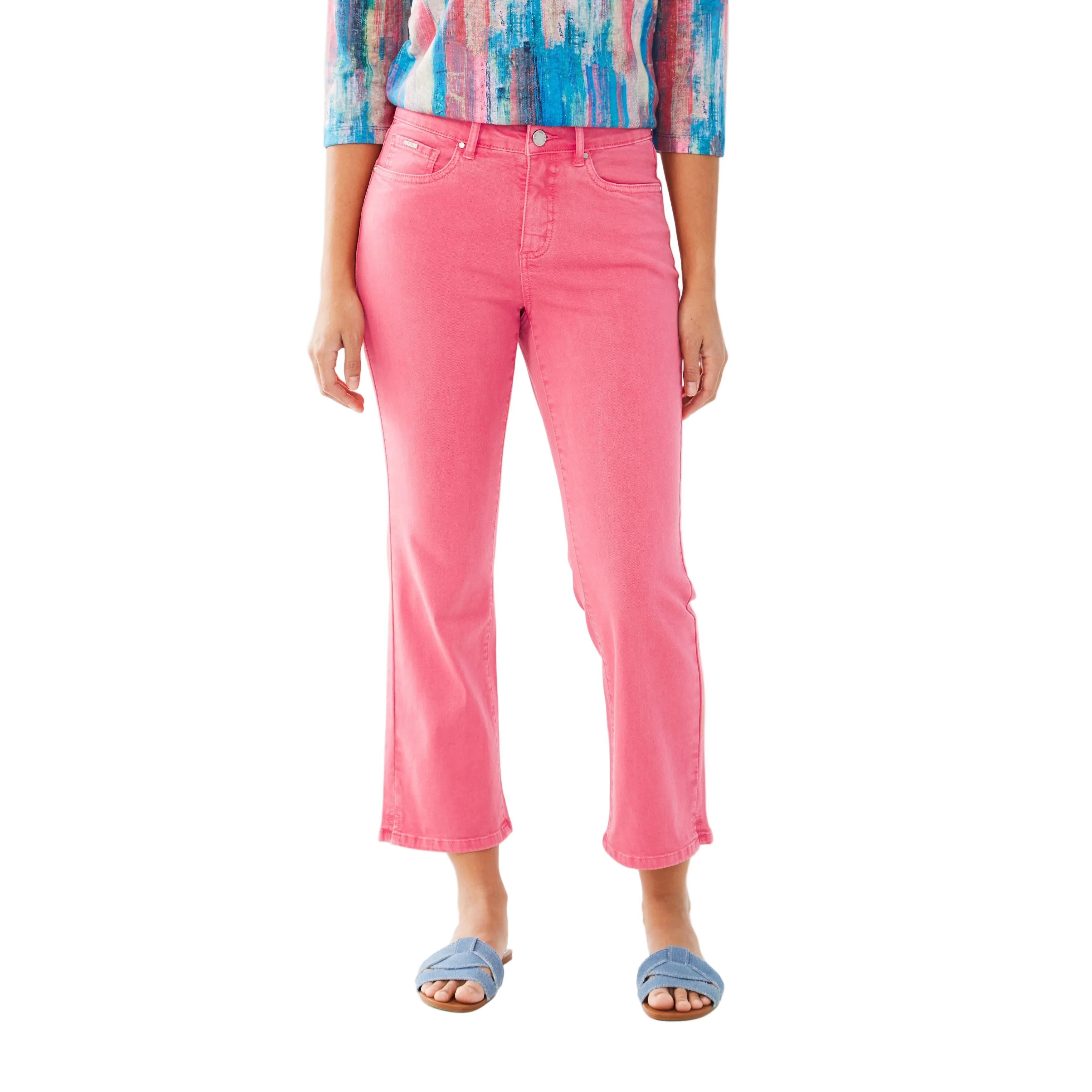 FDJ Women's Olivia Bootcut Crop Jeans - Assorted Colours - Image 6