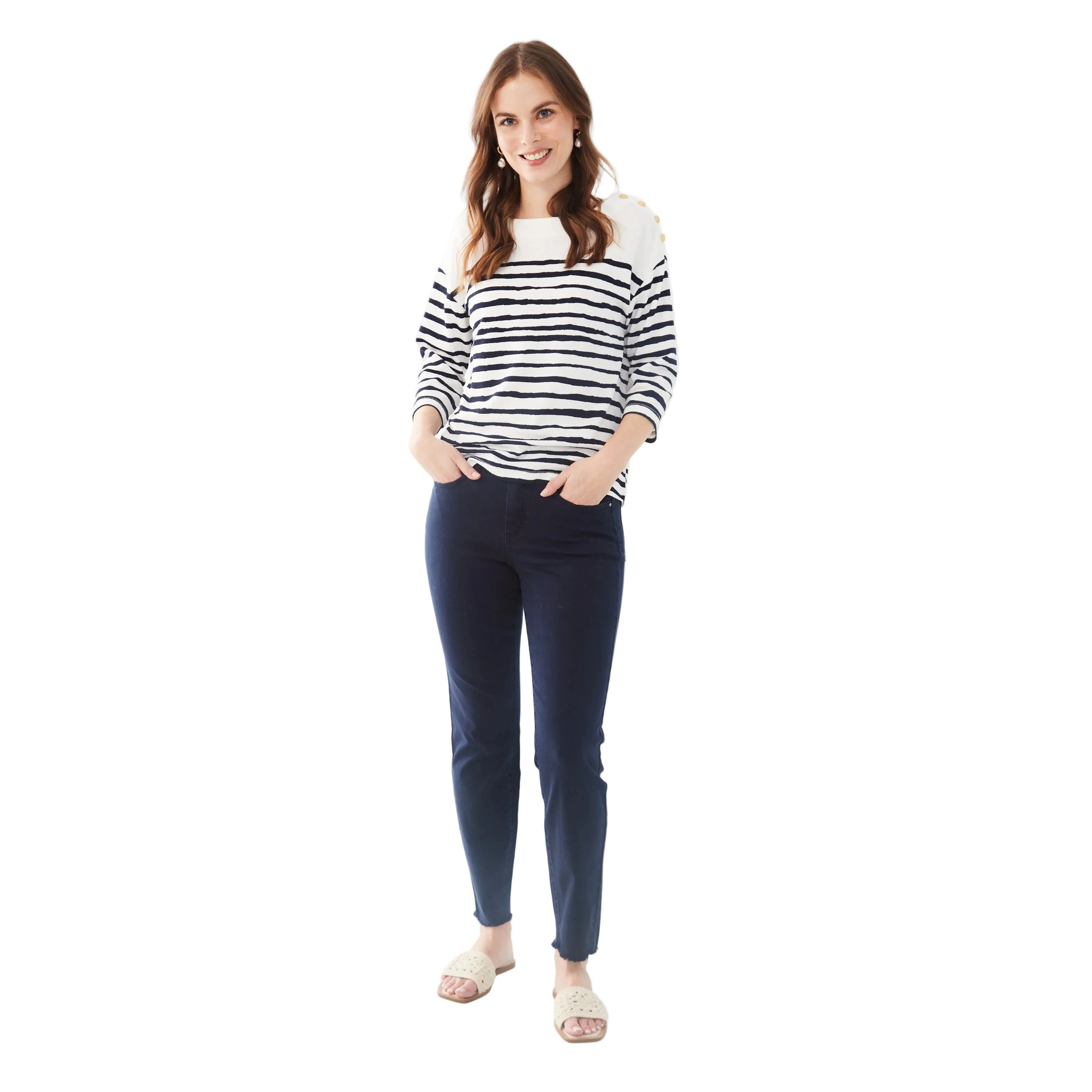 FDJ Women's Olivia Slim Ankle Jeans - Assorted Colours - Image 4