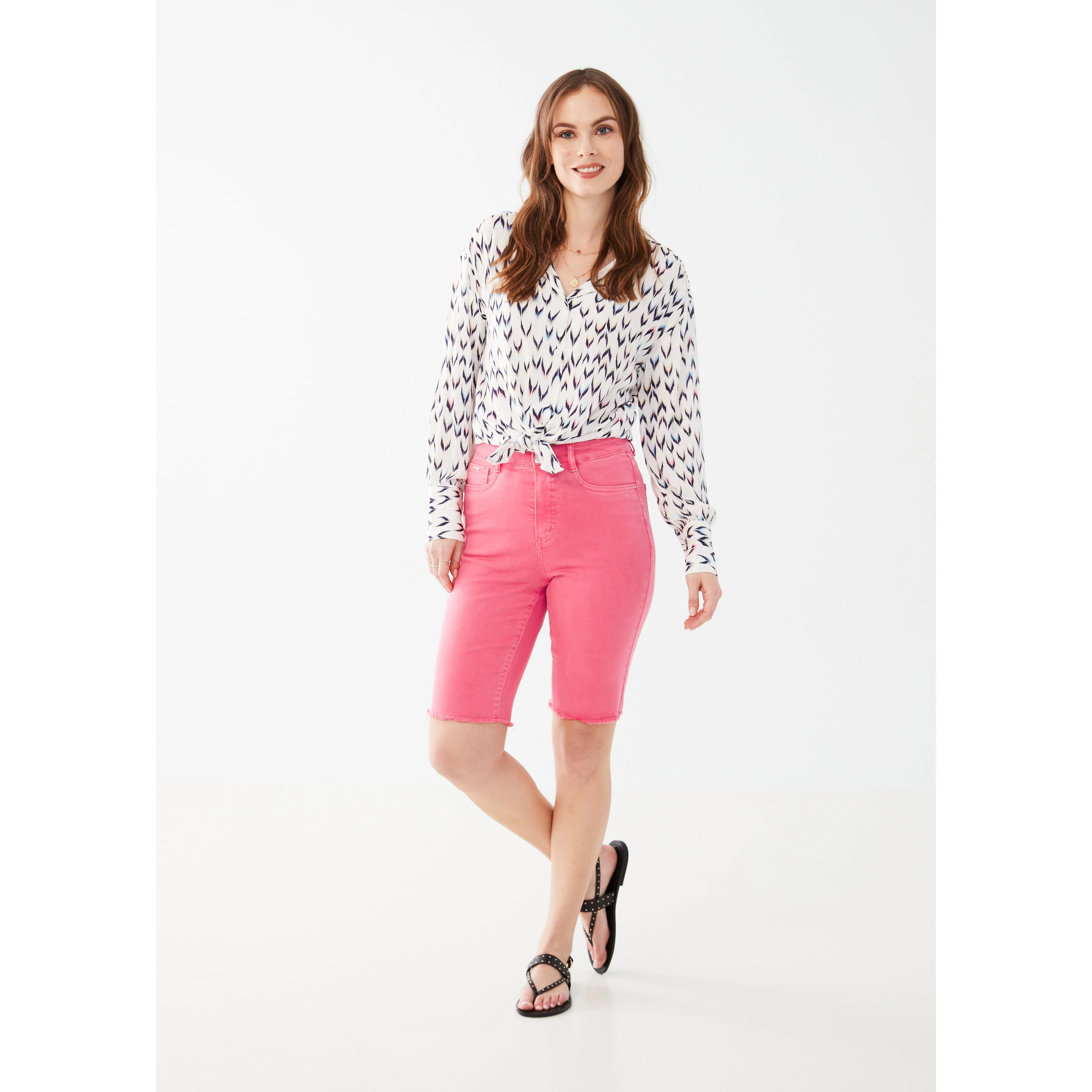 FDJ Women's Suzanne Bermuda Shorts - Flamino Pink - Image 4
