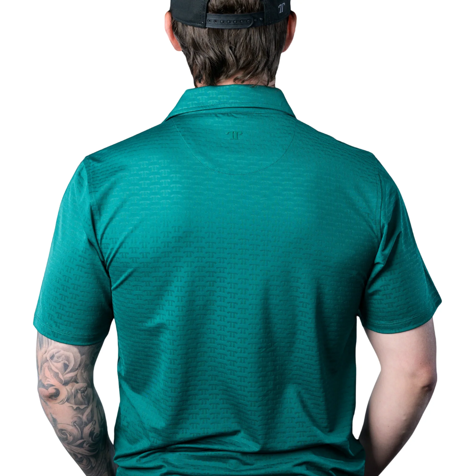 Ferrell Brand Short Sleeve Men's Laser Aventurine Polo - Image 2