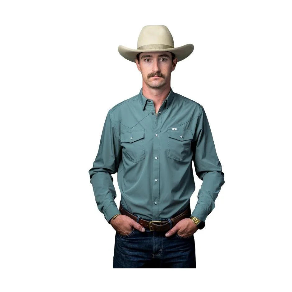 Ferrell Men's Core Long Sleeve Snap Shirt - Multiple Colours - Image 3