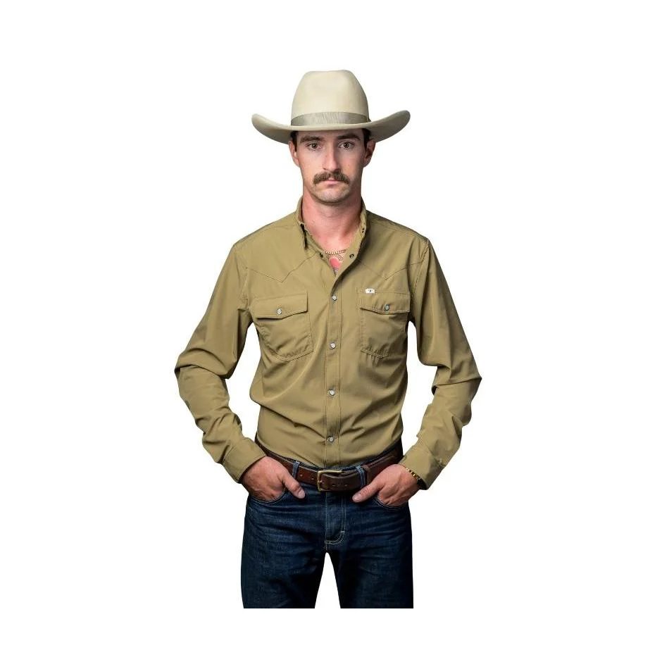 Ferrell Men's Core Long Sleeve Snap Shirt - Multiple Colours - Image 4