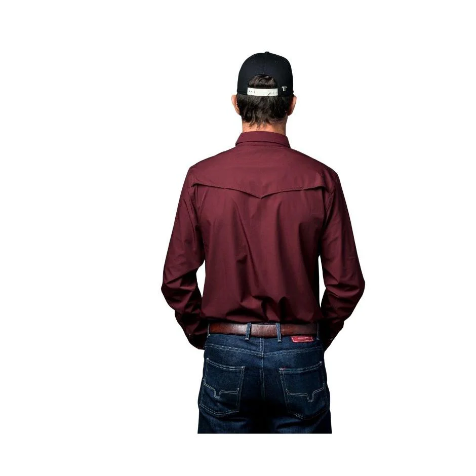 Ferrell Men's Core Long Sleeve Snap Shirt - Multiple Colours - Image 7
