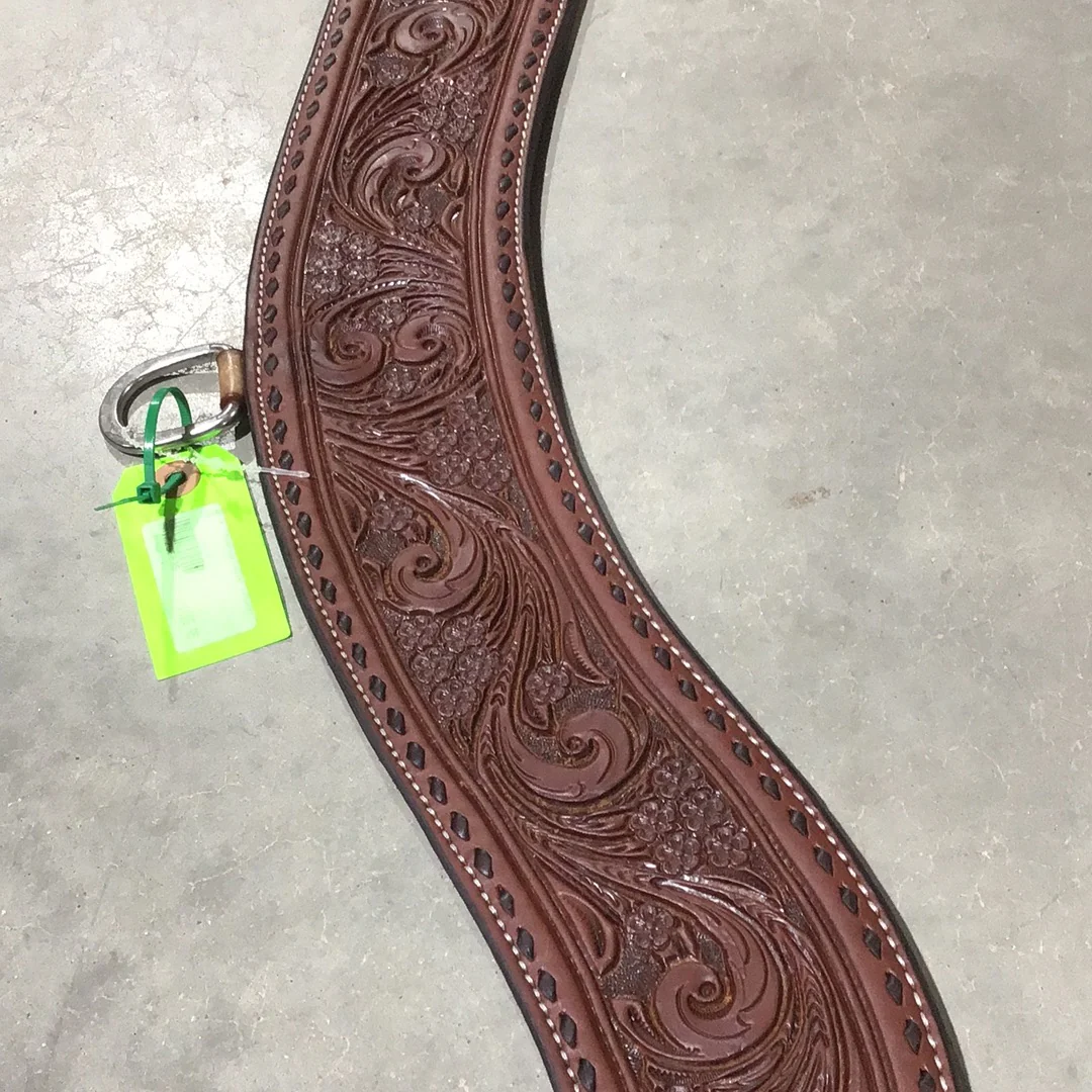 Irvine Tripping Collar - Floral Tooling w/Buckstitch - Image 2