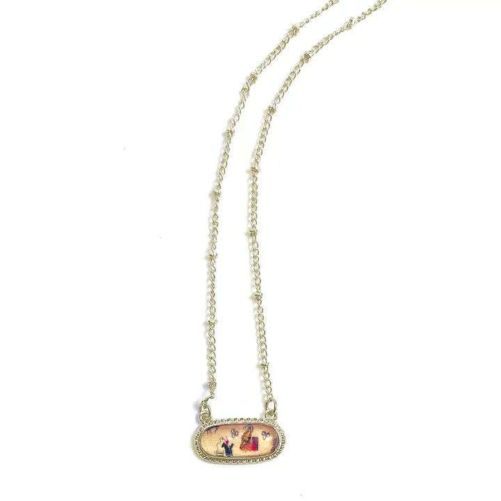 Front Porch Vintage Cowboy Necklace