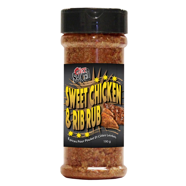 Get Sauced Sweet Chicken & Rib Rub 8 oz