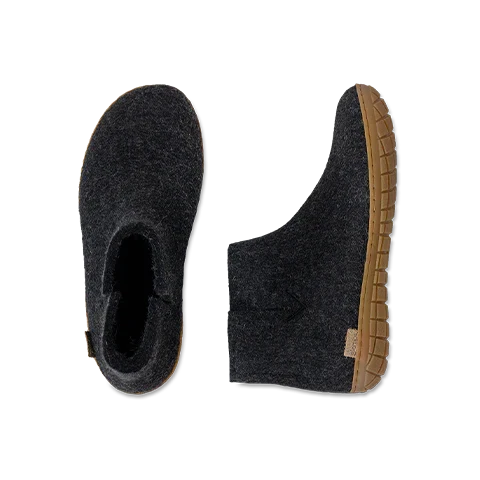 Glerup Rubber Sole Boots - Charcoal - Image 2