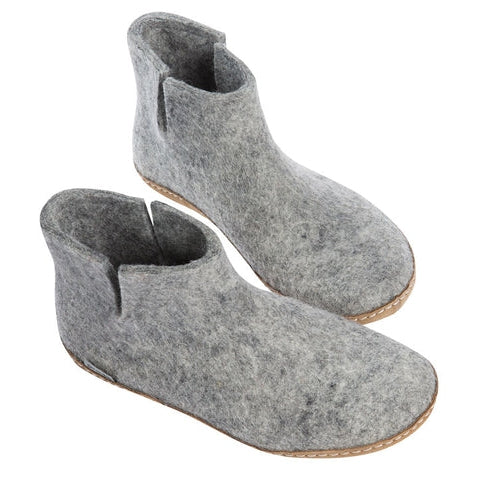 Glerups Leather Sole Boots - Grey - Image 4