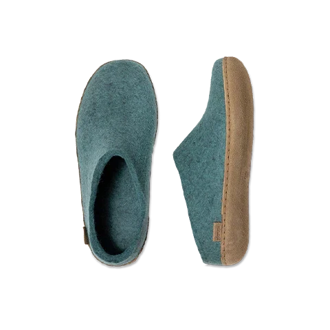 Glerups Slip-On Leather Sole Shoes - North Sea - Image 2