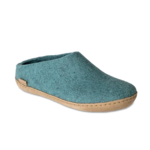 Glerups Slip-On Leather Sole Shoes - North Sea - Image 3