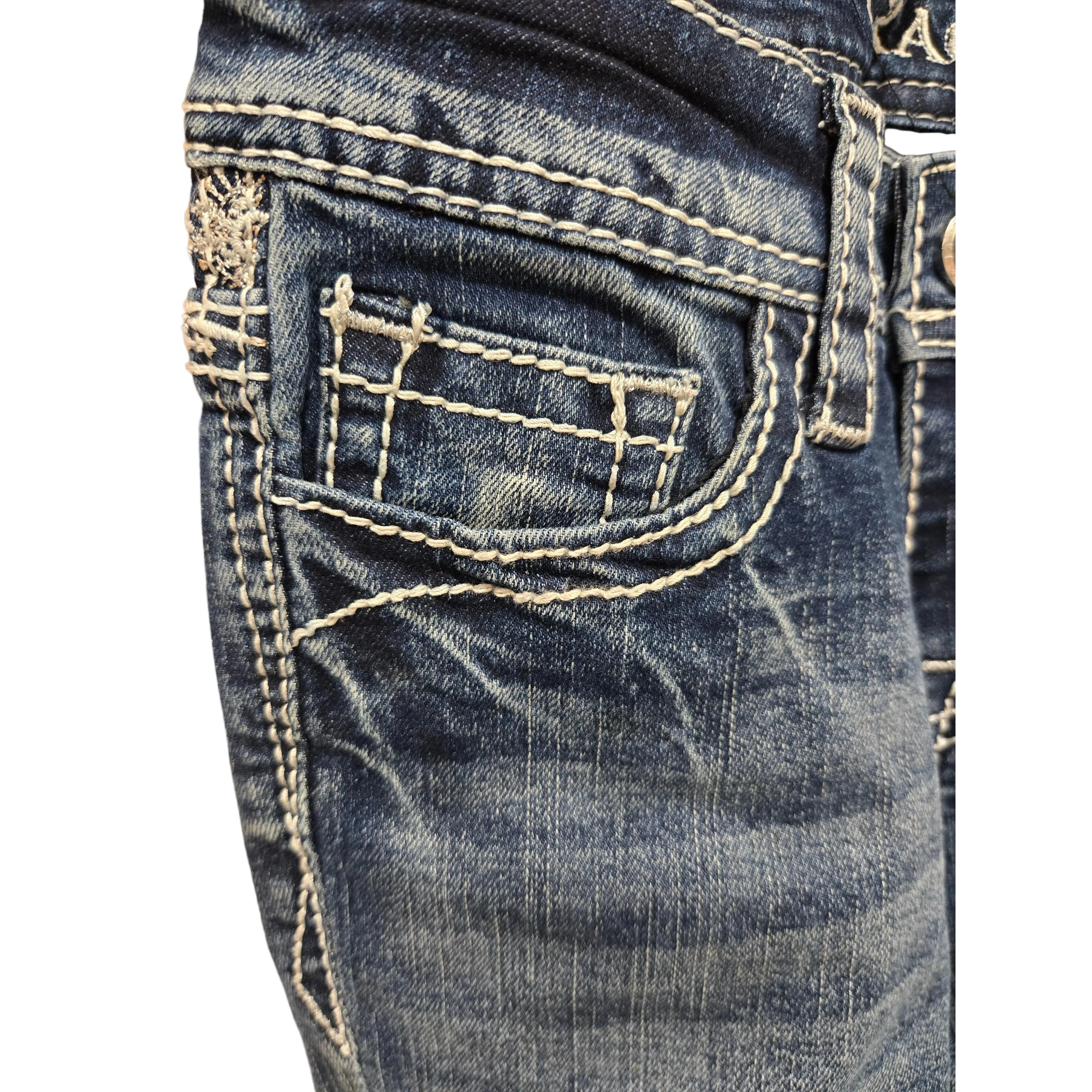 Grace in LA Girls Aztec Jeans - Image 2