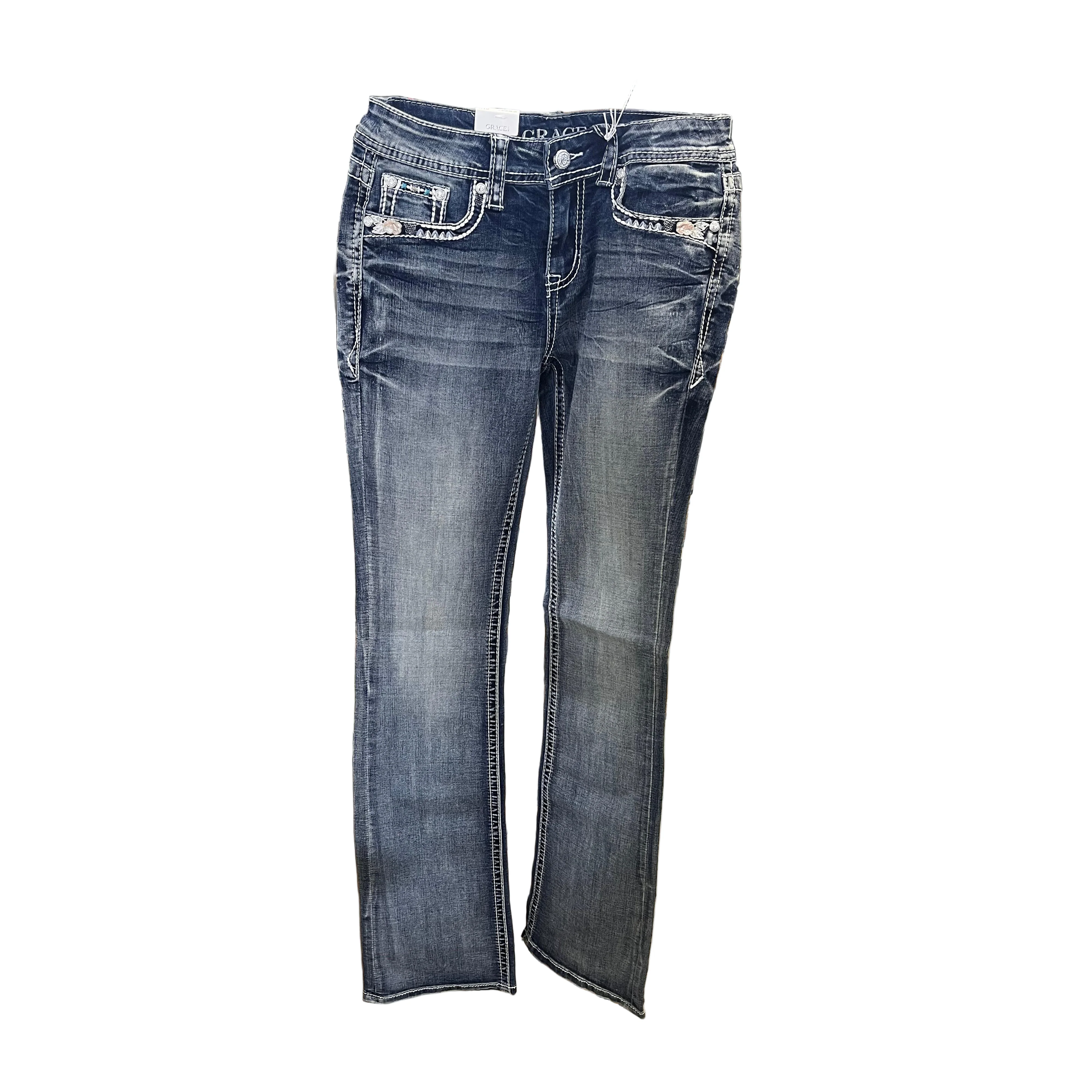Grace in LA  Women's Aztec Cactus Jeans - Image 3