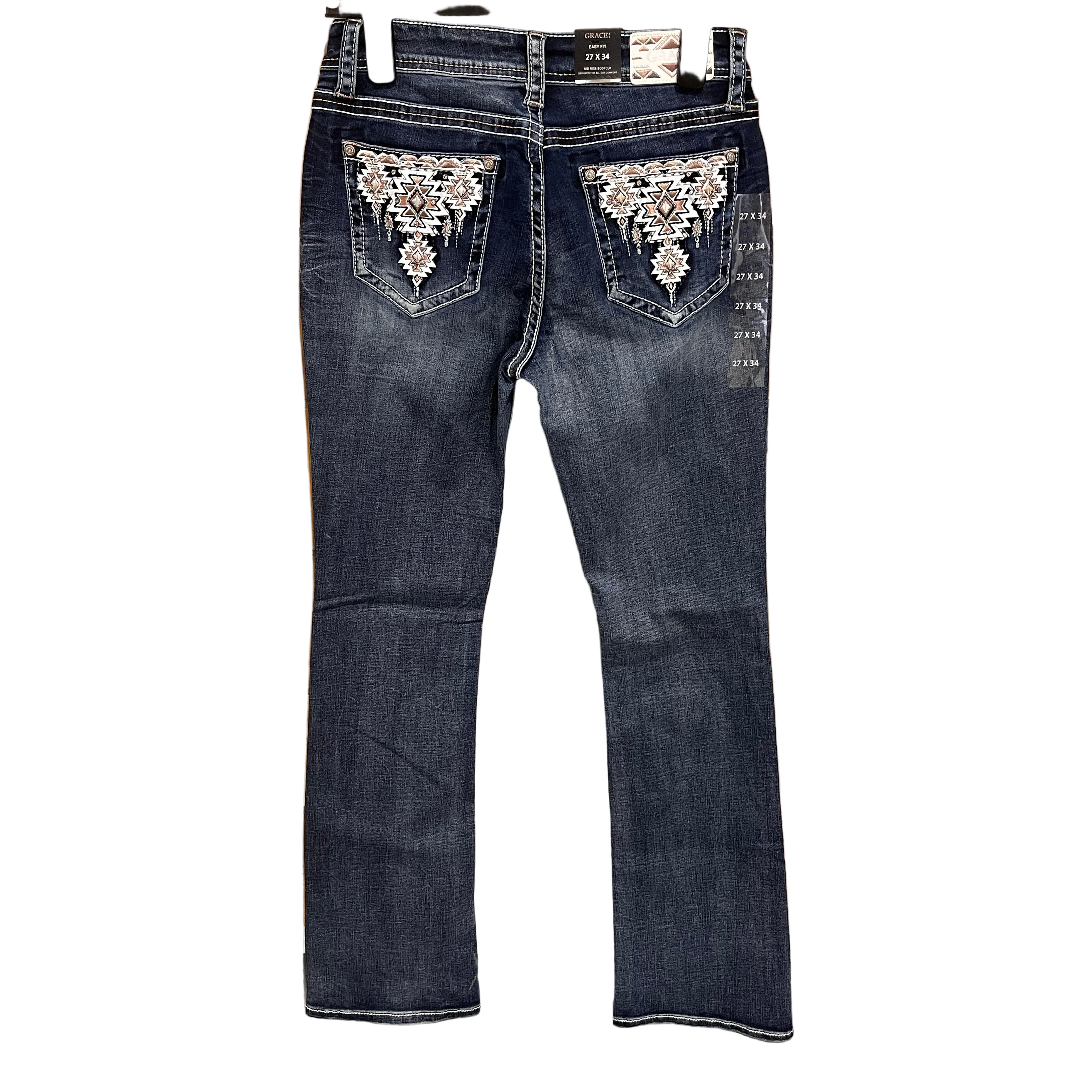 Grace in LA Women's Aztec Jeans - Image 3