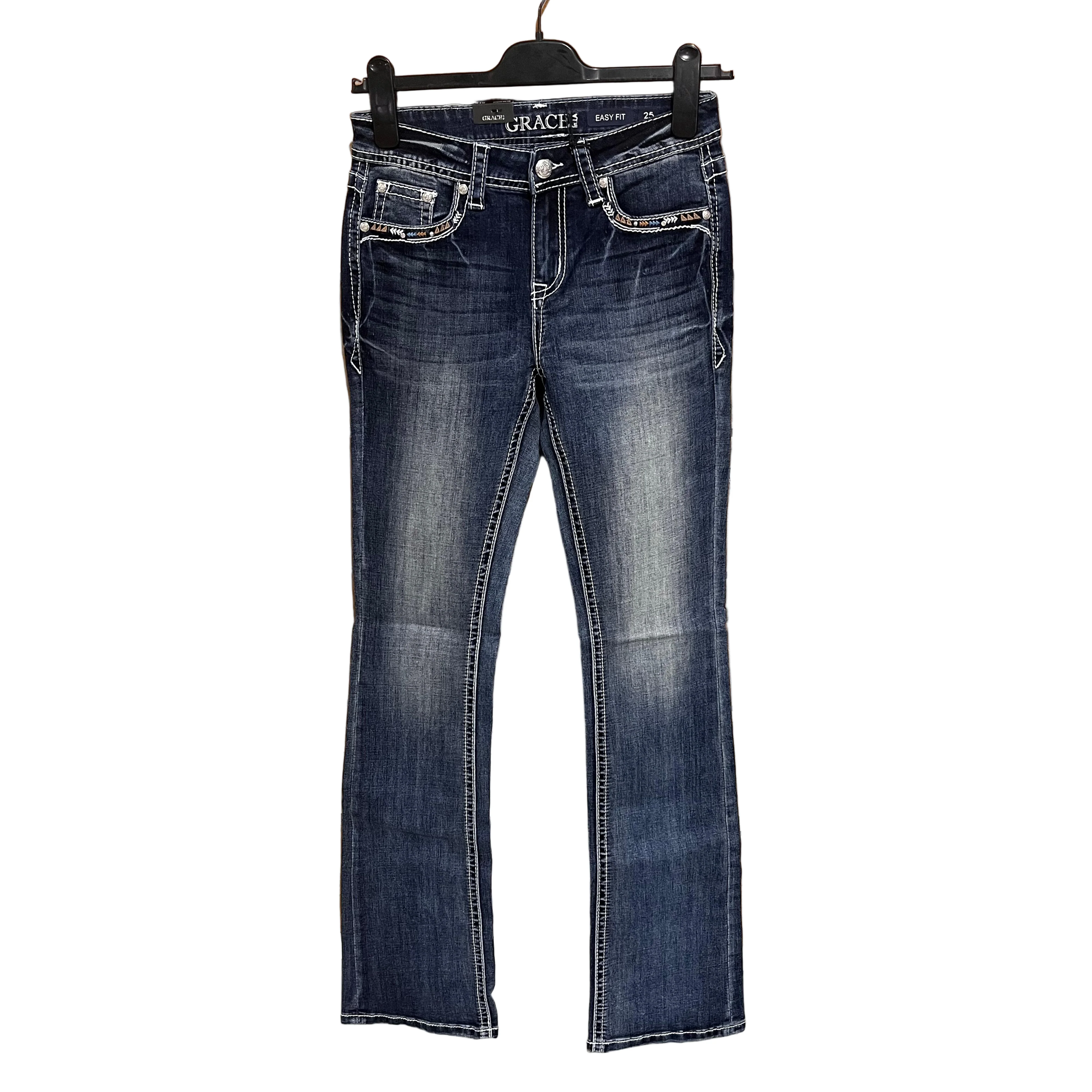Grace in LA Women's Aztec Modify Jeans