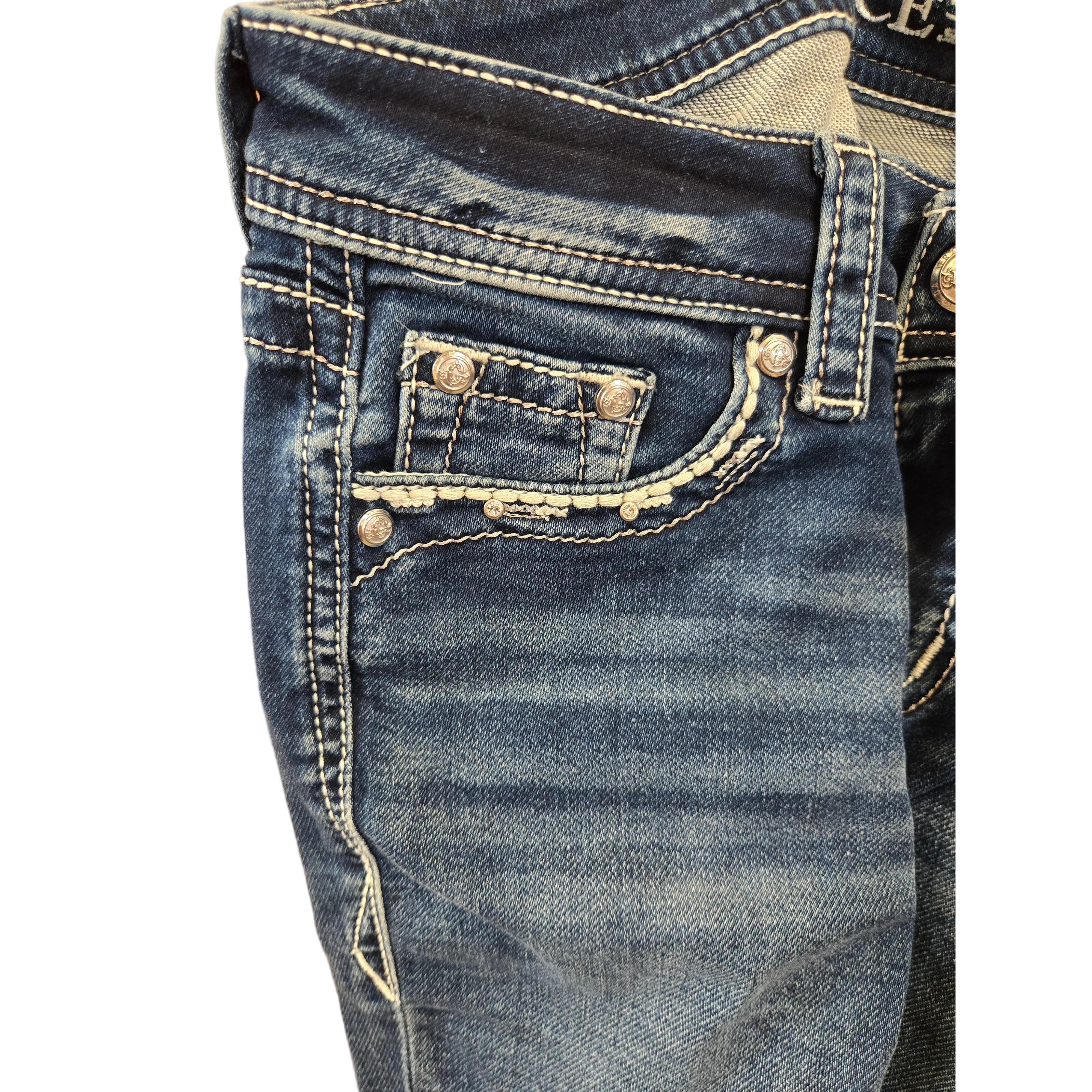 Grace in LA Women's Horse Shoe Jeans - Image 2