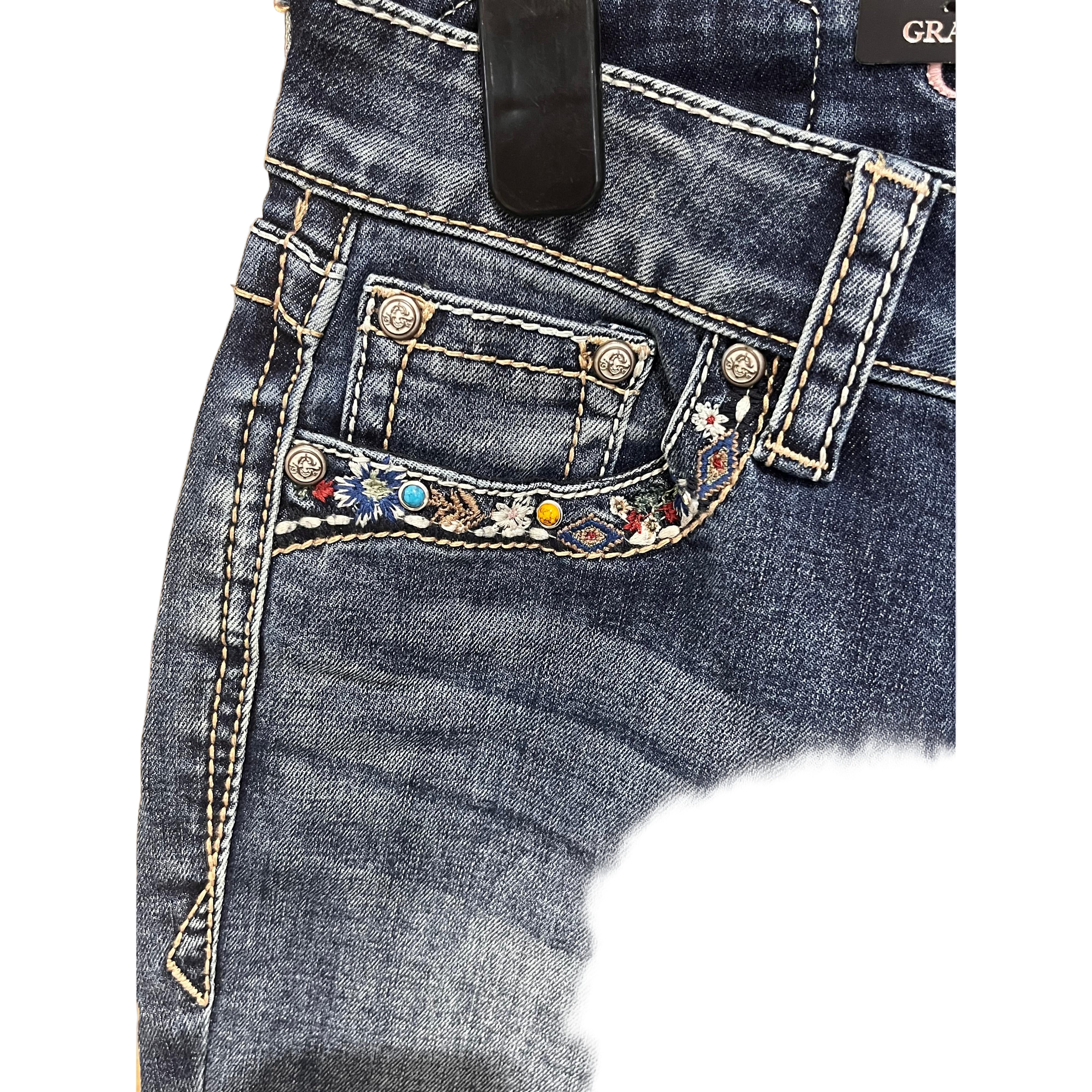 Grace in LA Women's Horseshoe Jeans - Image 2