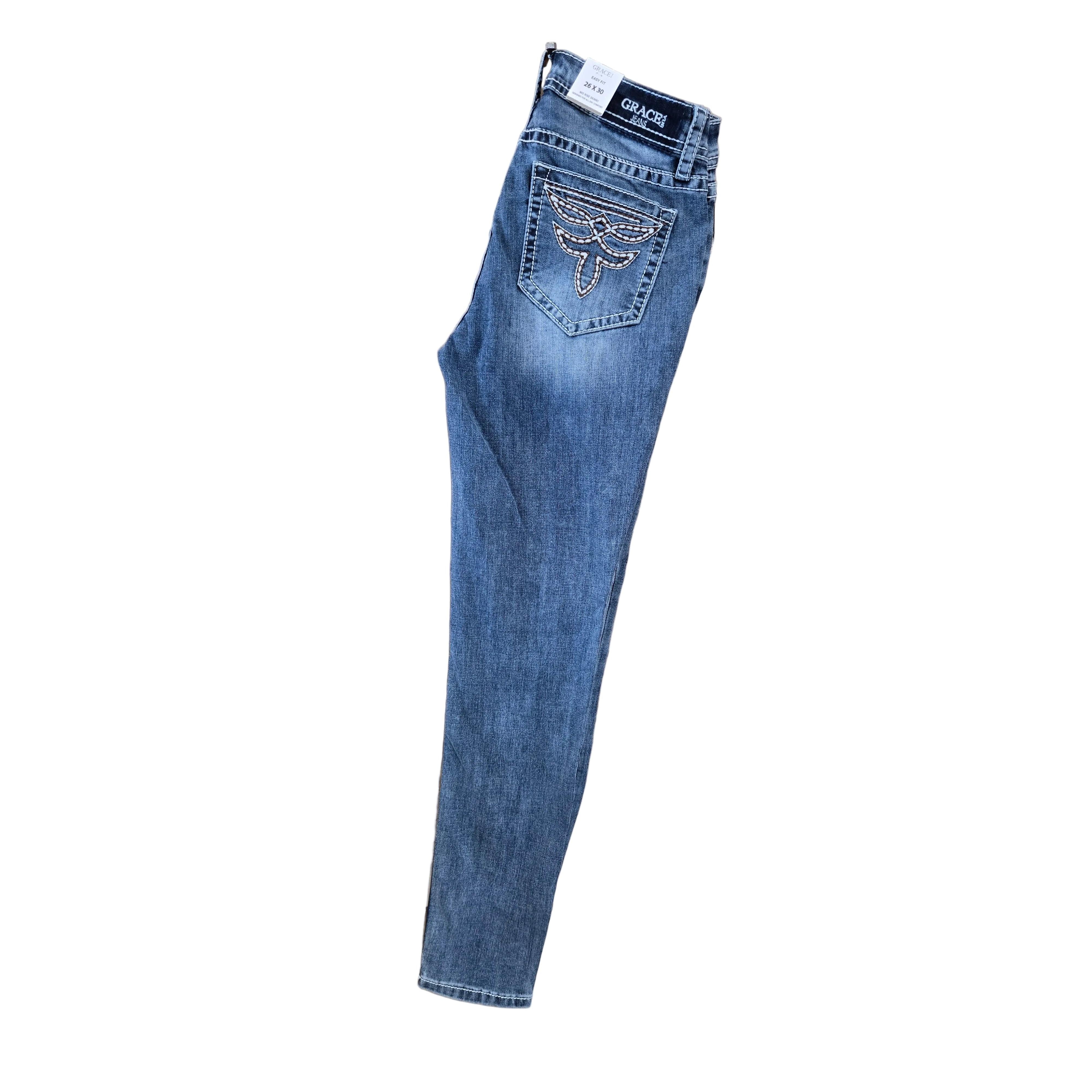Grace in LA Women's Midrise Skinny Jeans