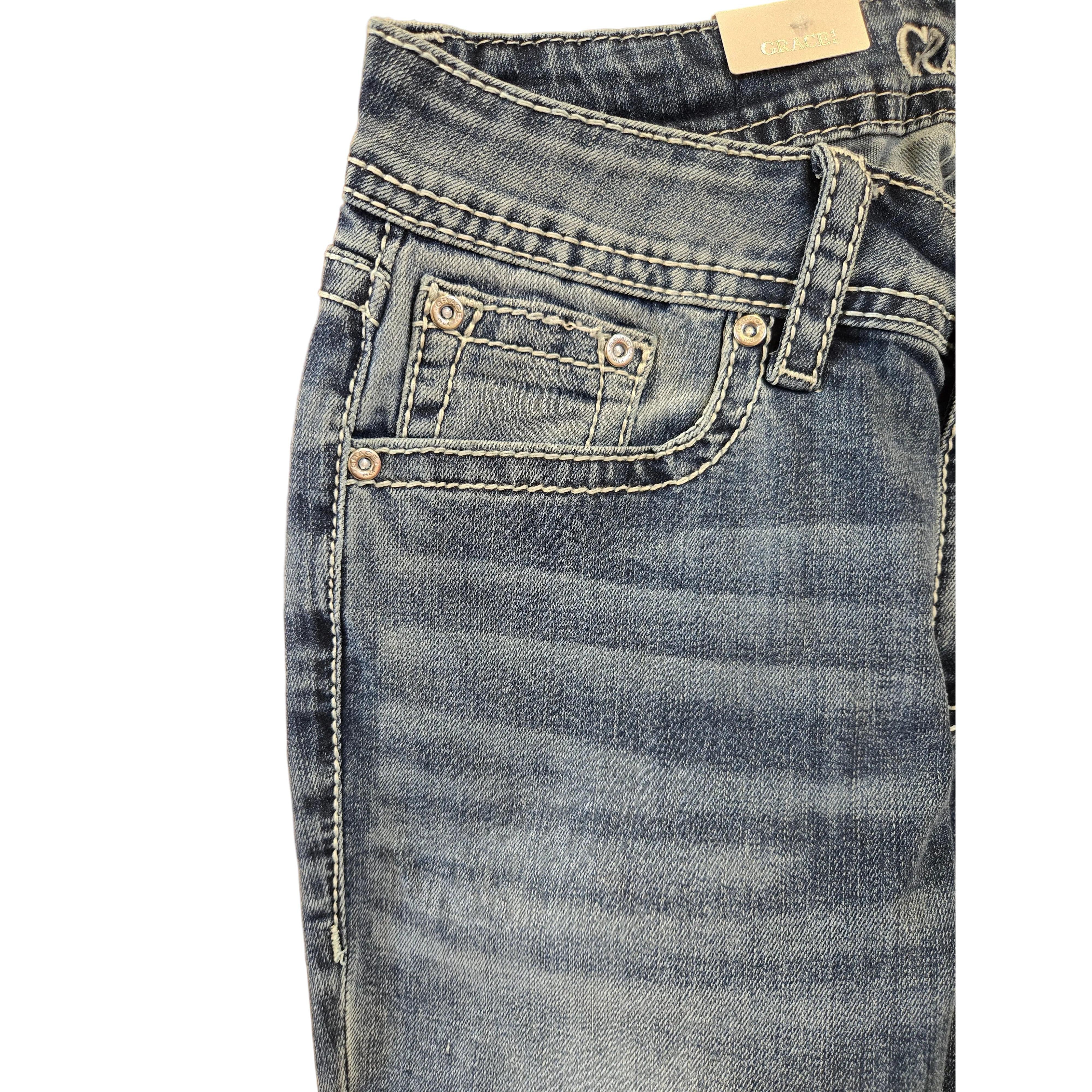Grace in LA Women's Midrise Skinny Jeans - Image 2