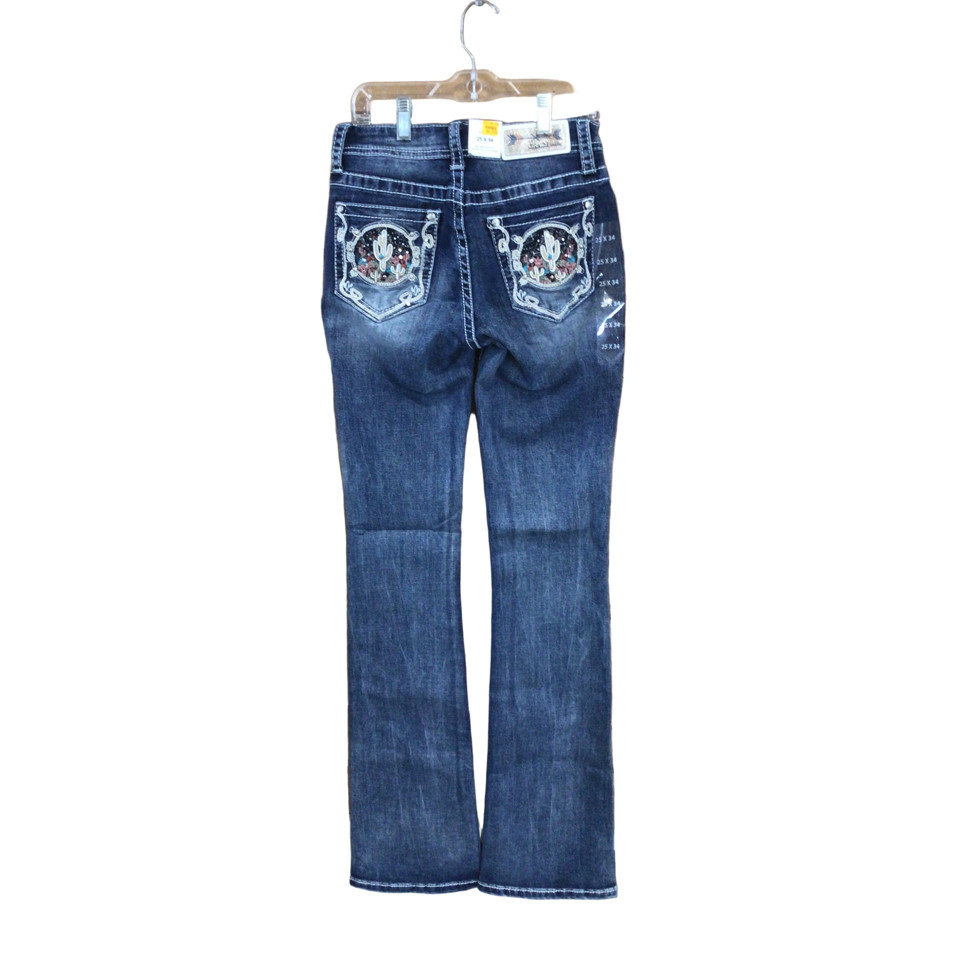 Grace in LA Women's Steer Head Jeans - Image 2