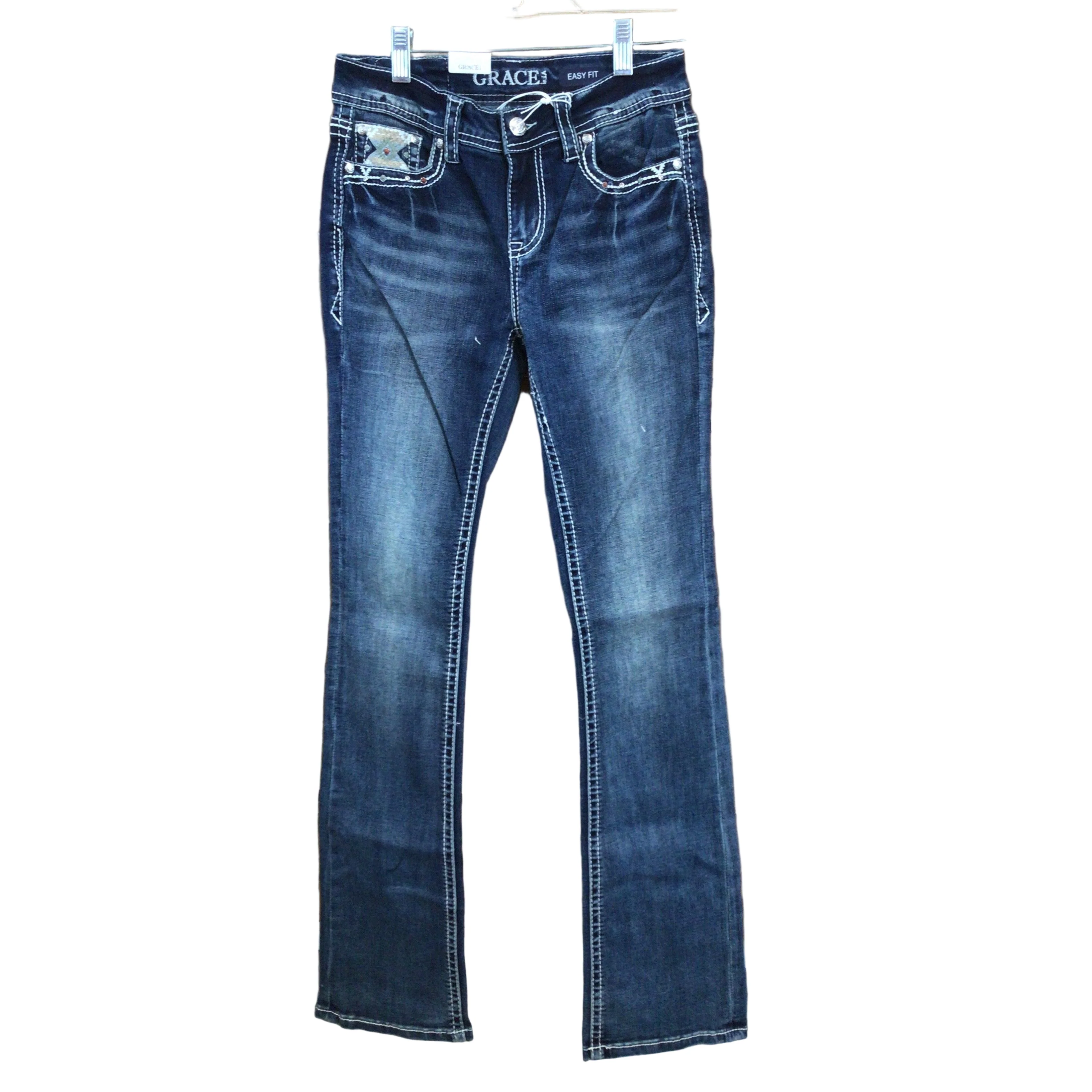 Grace in LA Women's Steer Head Jeans
