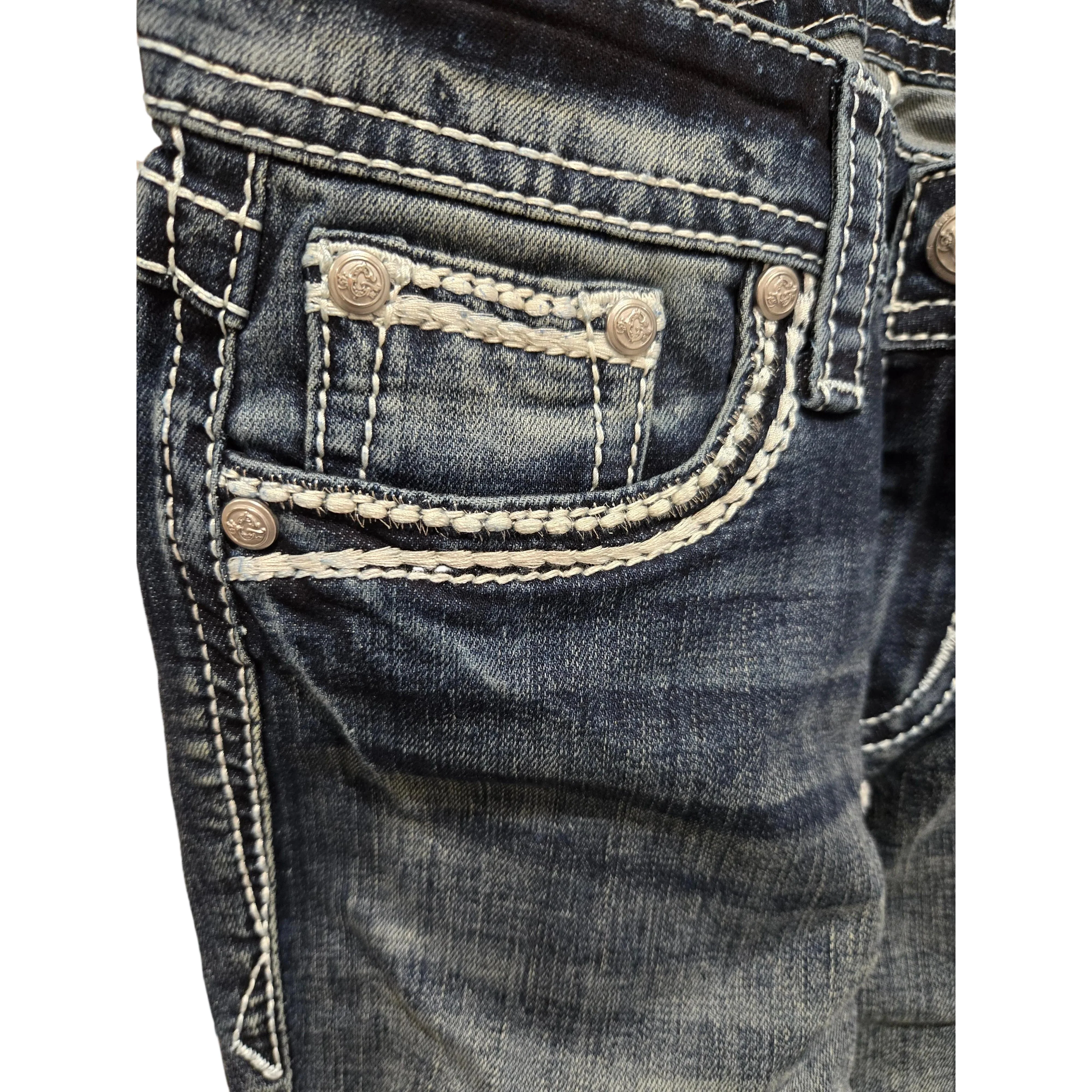 Grace in LA Women's Western Motif Jeans - Image 2