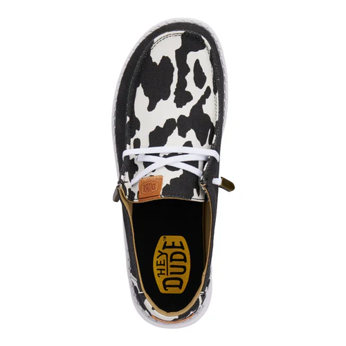 Hey Dude Women's Wendy Animal - Black Cow - Image 5